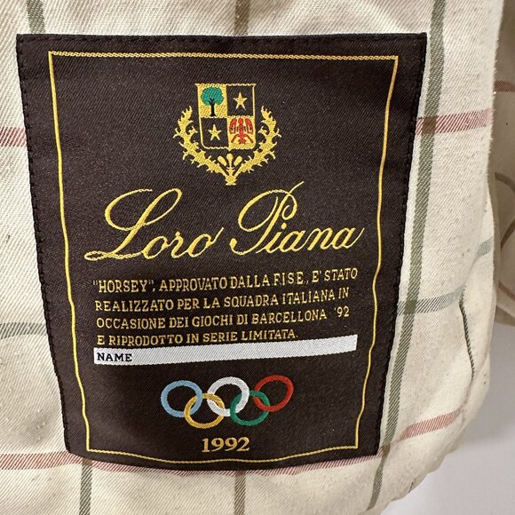 Loro Piana Italian Horsey® Jacket with Olympics Insignia - Picture 2 of 13